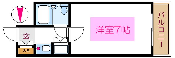 グローリア初穂新小岩の物件間取画像